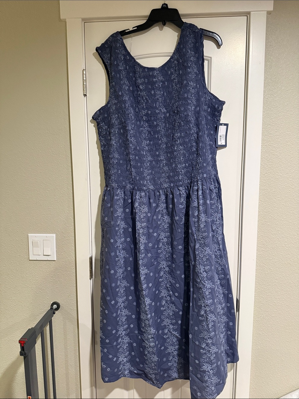 Universal Thread Navy Smocked Dress